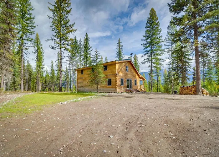 Secluded Cabin W/ Mtn Views ~ 33 Mi To Bigfork!